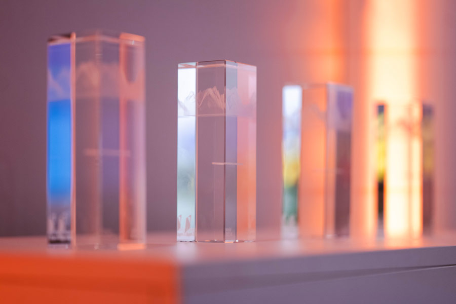 Bavarian Export Prize 2024 trophies