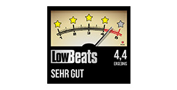 Lowbeats Wertung 4,4/5 Sehr Gut